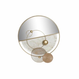 Wandspiegel DKD Home Decor Gouden Metaal Wit Modern (65 x 7,6 x 76 cm) 1