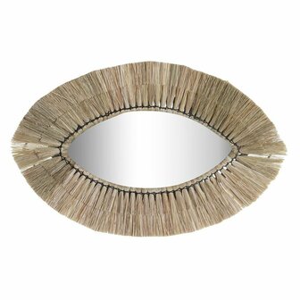 Wandspiegel DKD Home Decor Kristal Natuurlijk Jute (54 x 3 x 34 cm) 1