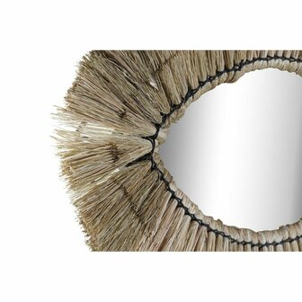 Wandspiegel DKD Home Decor Kristal Natuurlijk Jute (54 x 3 x 34 cm) 2