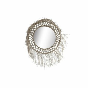 Wandspiegel DKD Home Decor Kristal Natuurlijk Touw (60 x 4 x 60 cm) 1
