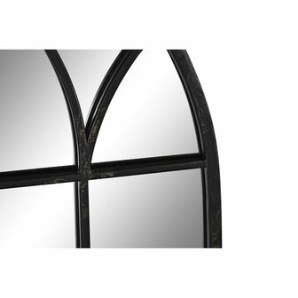 Wandspiegel DKD Home Decor Zwart Metaal Venster 36 x 2 x 65 cm (65 Onderdelen) 3