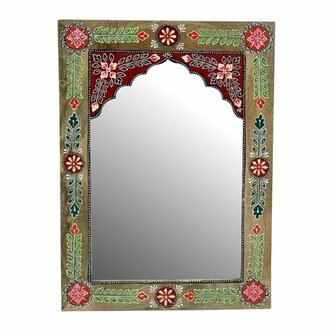 Wandspiegel DKD Home Decor Gebloemd Multicolour Hout MDF (41 x 2 x 56 cm) 1
