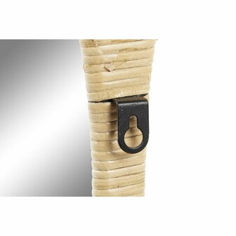 Wandspiegel DKD Home Decor Bruin Rotan Waaier Tropisch (50 x 2,5 x 72 cm) 2