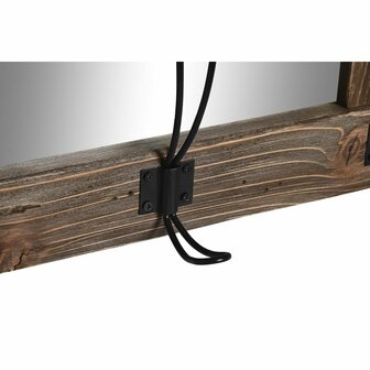 Wandspiegel DKD Home Decor Verouderde afwerking Kristal Metaal Bruin (40 x 9 x 68 cm) 2