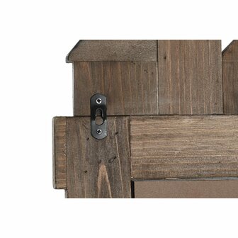 Wandspiegel DKD Home Decor Verouderde afwerking Kristal Metaal Bruin (40 x 9 x 68 cm) 3