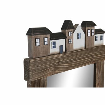 Wandspiegel DKD Home Decor Verouderde afwerking Kristal Metaal Bruin (40 x 9 x 68 cm) 4