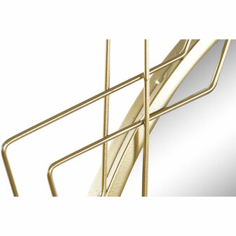 Wandspiegel Home ESPRIT Gouden Metaal Kristal 80 x 2,5 x 80 cm 80 x 2,50 x 80 cm 3