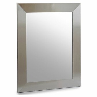 Wandspiegel Zilverkleurig Hout Kristal 39 x 1,5 x 49 cm (6 Stuks) 2