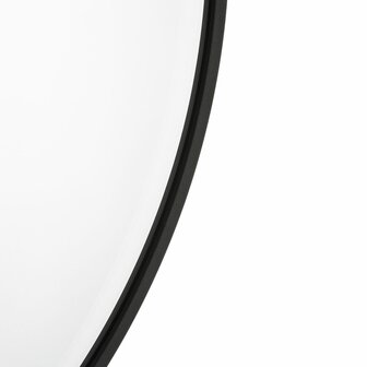 Wandspiegel Zwart Aluminium Kristal 40 x 2,8 x 40 cm 3