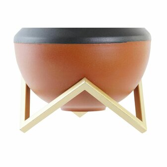 Vaas DKD Home Decor Multicolour Metaal Modern 18 x 18 x 21 cm 2