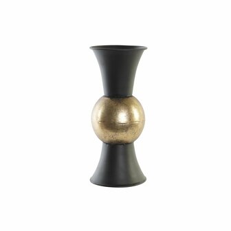 Vaas DKD Home Decor Zwart Metaal Koper Vintage 14 x 14 x 32 cm 1