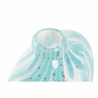 Vaas DKD Home Decor Blauw Kristal Mediterrane 12 x 7,5 x 21,5 cm 2