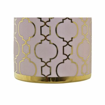 Vaas DKD Home Decor Roze Gouden Porselein Orientaals Verchroomd 14 x 14 x 32 cm 3