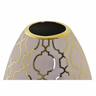 Vaas DKD Home Decor Porselein Roze Gouden Orientaals Verchroomd 16 x 16 x 18 cm 2