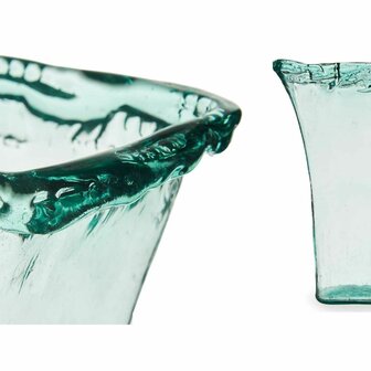 Vaas 27 x 34,5 x 14 cm Kristal Transparant (2 Stuks) 3