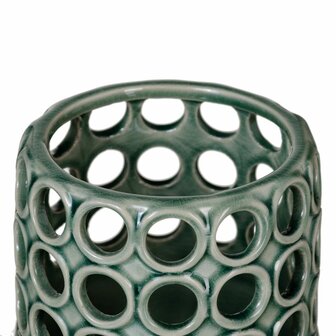 Vaas 12,5 x 12,5 x 15,5 cm Keramisch Groen 3