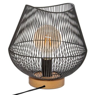 Bureaulamp Atmosphera Jena Zwart Metaal 40 W (&Oslash; 28 x 26 cm) 1
