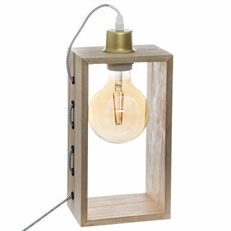 Bureaulamp Atmosphera Hout Bruin 25 W 220-240 V 1