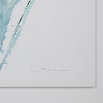 Schilderij Wit Multicolour Abstract 146 x 4 x 96 cm 5