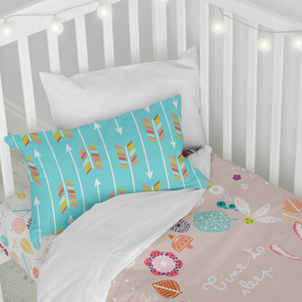Dekbedovertrek set HappyFriday Moshi Moshi Fantasy Multicolour Wieg voor baby&amp;apos;s 2 Onderdelen 3