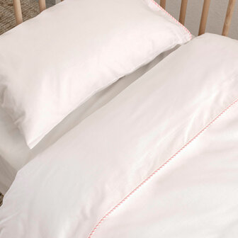 Dekbedovertrek set HappyFriday Basic Kids Roze Wieg voor baby&amp;apos;s 2 Onderdelen 4