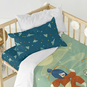 Dekbedovertrek set HappyFriday Mr Fox The warrior Multicolour Wieg voor baby&amp;apos;s 2 Onderdelen 3