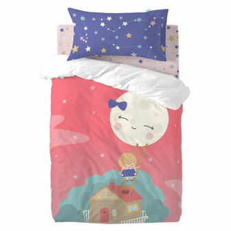 Dekbedovertrek set HappyFriday Happynois Moon Dream Multicolour Wieg voor baby&amp;apos;s 2 Onderdelen 1