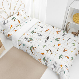 Dekbedovertrek set HappyFriday Mini Savanna Multicolour 2 Onderdelen 3