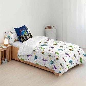 Dekbedovertrek Batman Childish Multicolour 175 Draden 200 x 200 cm 2