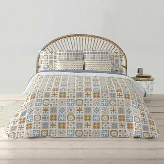 Dekbedovertrek Kids&amp;Cotton Tilburg Multicolour 175 Draden 220 x 220 cm 1