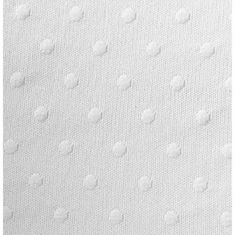 Sprei Hosteline CARMINA Wit Bed van 90 (1 Onderdelen) 2