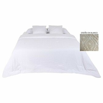 Sprei Home ESPRIT Wit 180 x 260 cm 1