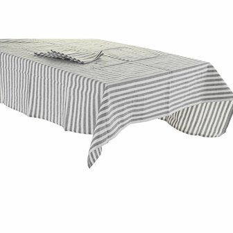 Tafelkleed en servetten DKD Home Decor 150 x 150 x 0,5 cm Grijs Wit Groen 1