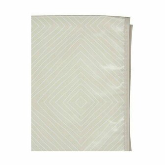 Tafelkleed Oliedoek Beige Ruiten 140 x 140 cm (12 Stuks) 3