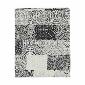 Tafelkleed Dun canvas Anti-vlek Tegel 140 x 180 cm Grijs (6 Stuks) 3