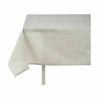 Tafelkleed Dun canvas Anti-vlek Ster 140 x 180 cm Grijs (6 Stuks) 2