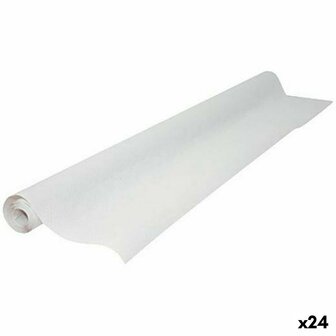 Tafelkleed Maxi Products Wit Papier 1 x 10 m (24 Stuks) (40 Stuks) 1