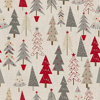 Vlekbestendig tafelkleed van hars Belum Merry Christmas Multicolour 100 x 250 cm 4