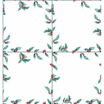 Vlekbestendig tafelkleed van hars Belum White Christmas Multicolour 100 x 250 cm 5