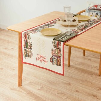 Tafelloper Belum Christmas City Multicolour 45 x 140 cm 1