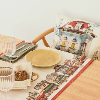 Tafelloper Belum Christmas City Multicolour 45 x 140 cm 4