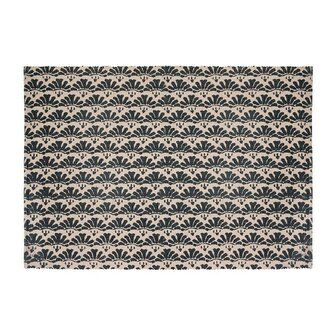 Tapijt Atmosphera Zwart Beige Katoen Multicolour 60 x 90 cm 2