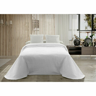Sprei Hosteline PALMA Wit Bed van 90 1