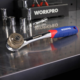 Ratelsleutel Workpro Double Drive 3/8&quot; 2
