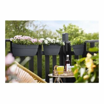 Bloempot Elho Antraciet 24 x 46 x 26,5 cm 2