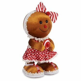 Decoratieve figuren Koek Lasso Bruin Rood polyestyreen 19 x 33 x 15 cm (4 Stuks) 2