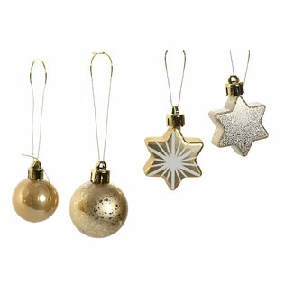 Kerstballen Home ESPRIT Gouden Polyethyleen 28 x 7 x 40 cm (70 piezas) 3