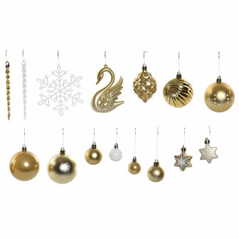 Kerstballen Home ESPRIT Gouden Polyethyleen 28 x 7 x 40 cm (70 piezas) 4