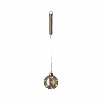 Kerstbal Lumineo Gouden Kristal &Oslash; 10 cm Om op te hangen MicroLED 1