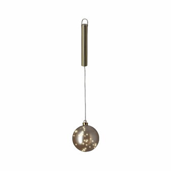 Kerstbal Lumineo Gouden Kristal &Oslash; 14 cm Om op te hangen MicroLED 1